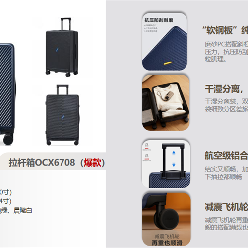 爱华仕（OIWAS）拉杆箱